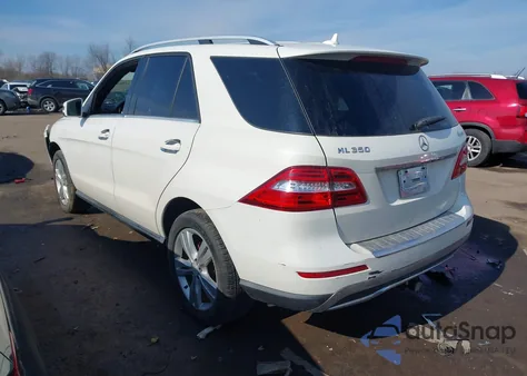 2013 Mercedes-Benz Ml 350 4Matic z USA, uszkodzony, nr VIN 4JGDA5HB3DA112403